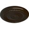Ekena Millwork Small Alexandria Ceiling Medallion (Fits Canopies up to 4 5/8"), 7 7/8"OD x 3/4"P, Bronze CM07ALBZS - alternate 4